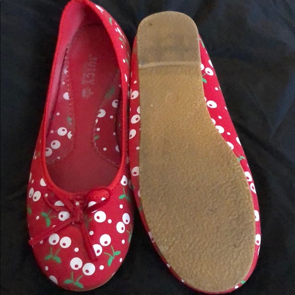 Juicy footwear flat red cherry - Picture 4 of 4